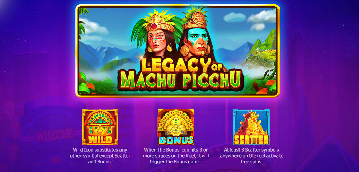 Social Casino Legacy of Machu Picchu Games